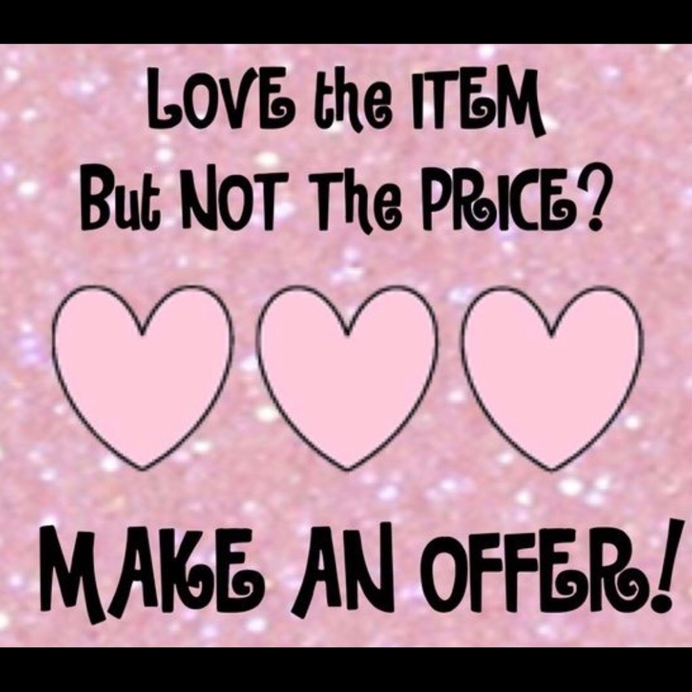 Feel free to send me reasonable offers! 💕